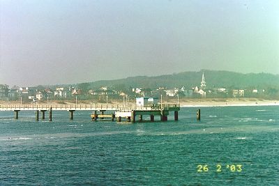 Ahlbeck: Strand mit Seebrücke